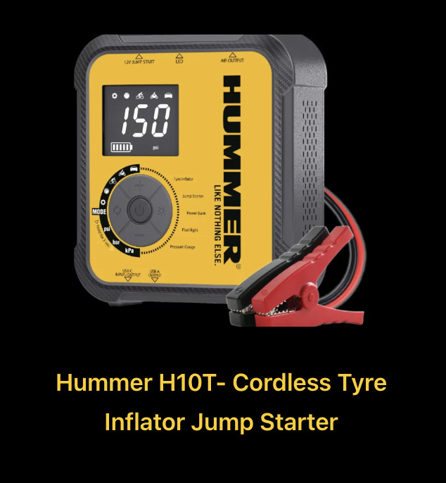 HUMMER H10T – Jump Starter with Tire Inflator