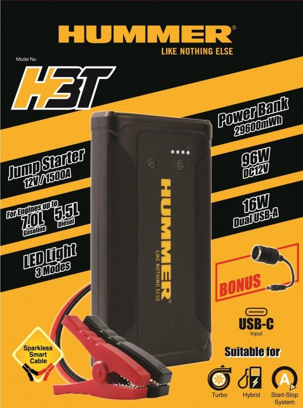 HUMMER H3T – Smart Jump Starter