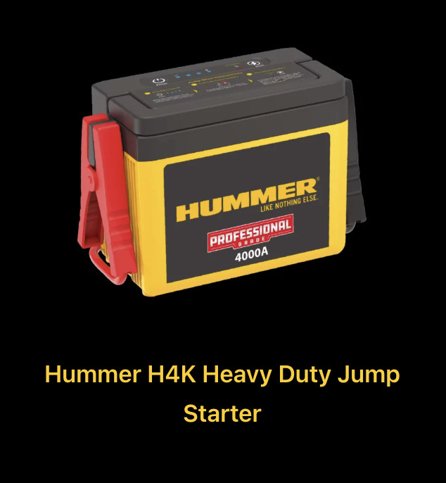 HUMMER H4K – Heavy-Duty Jump Starter (20000mAh)