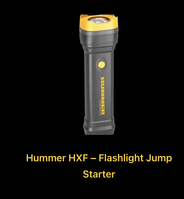 HUMMER HXF – Jump Starter with LED Flashlight